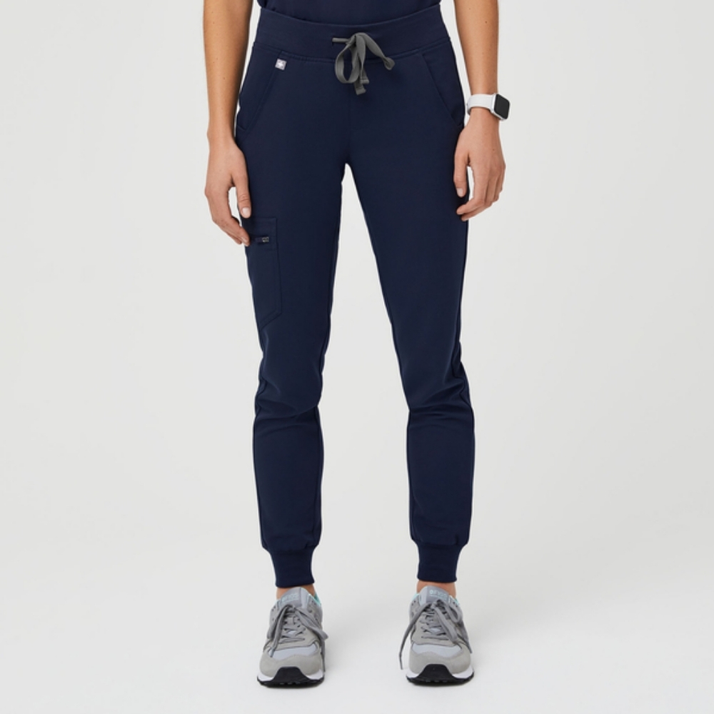 FIGS Navy Blue Zamora Scrub Jogger